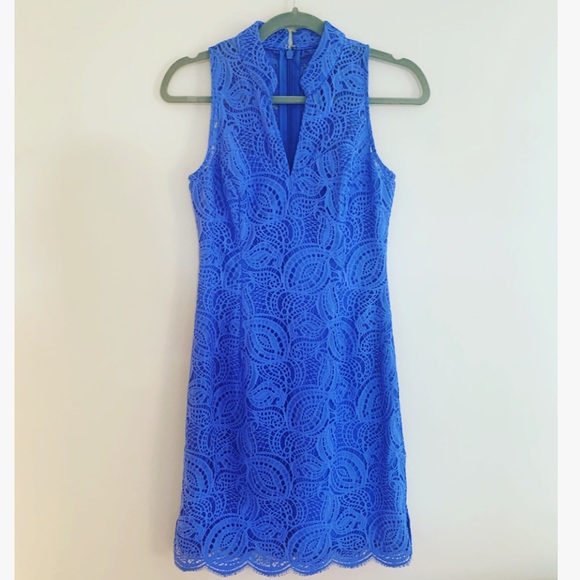 Lilly Pulitzer ๐ Alexa Shift (Crystal Cove Lace) - Picture 1 of 3